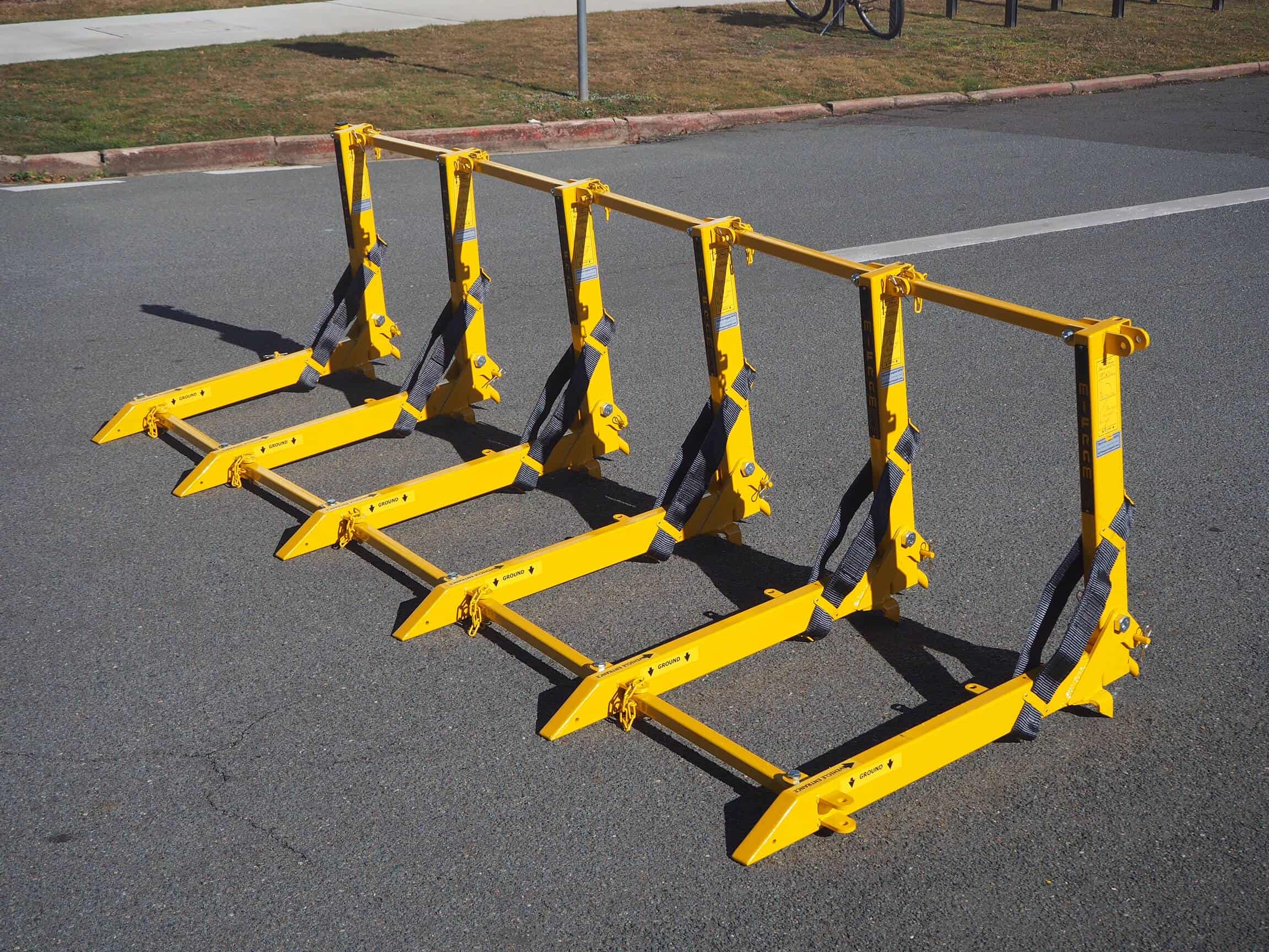 MVB Modular Vehicle Barrier Nonfatal stopping power Mifram Security