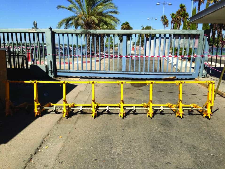 MVB Modular Vehicle Barrier Nonfatal stopping power Mifram Security