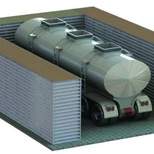 Defense Wall, a Security Product by Mifram: Protection for containers containing liquids and hazardous materials