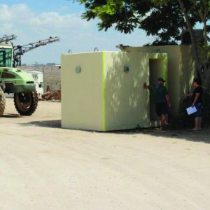 MBS, a Security Product by Mifram: Natalie 5 mobile concrete shelter