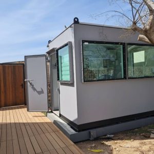 Bullet-resistant guard booth designed for versatile security needs