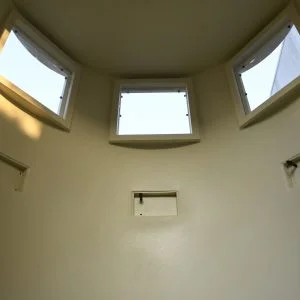 bulletproof security booth interior