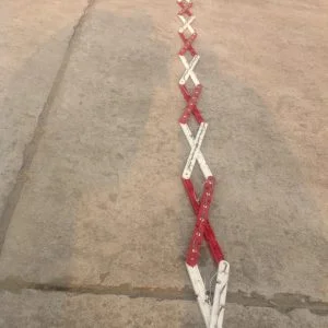 Spikes, a Security Product by Mifram: Spike strip deployed